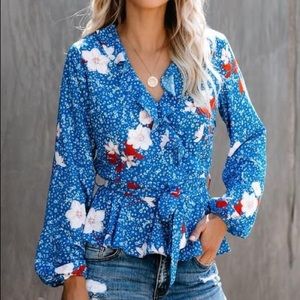 VICI | Joyfully Yours Ruffle Blouse